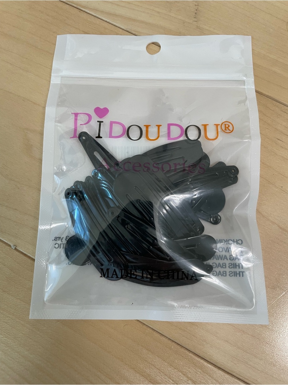40-Pack Black Snap Hair Clips / Metal Hair Barrettes – 2 Inch Hair Accessories